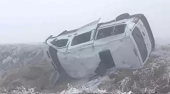 Muş'ta Öğretmenleri Taşıyan Servis Kazası: 8 Yaralı