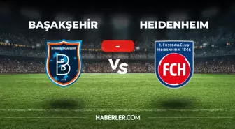 Başakşehir Heidenheim maçı kaç kaç, bitti mi? MAÇ SONUCU! Başakşehir Heidenheim golleri kim attı, canlı maç anlatımı!
