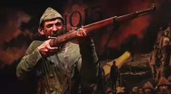 Çanakkale Destanı Tanıtım Merkezi'nde Dev Mehmetçik Heykeli