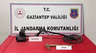 Gaziantep'te Define Kazısı Yapan Şahıs Suçüstü Yakalandı