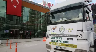 Şanlıurfa'dan Suriye'ye 5 Tır İnsani Yardım Gönderildi