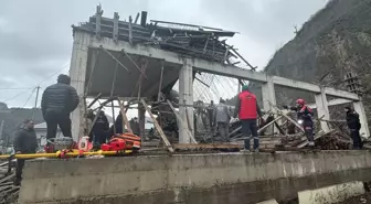 Trabzon'da İnşaat Çökmesi: 1 Ölü, 3 Yaralı