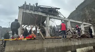 Trabzon'da İnşaat Çökmesi: 1 Ölü, 3 Yaralı