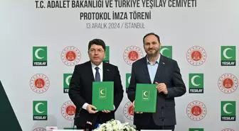 Adalet Bakanlığı ve Yeşilay arasında bağımlılıklarla mücadele konusunda protokol imzalandı