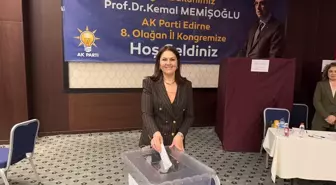 Belgin İba, AK Parti Edirne İl Başkanlığına Yeniden Seçildi