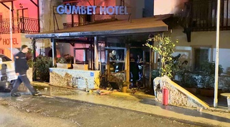 Bodrum'da Otel Yangını: Resepsiyon Alevlere Teslim Oldu