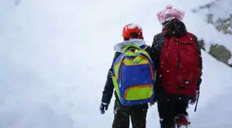 Artvin'de eğitime kar arası