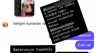 Bakan Göktaş, Şiddet Mağduru Filiz Y.'ye Destek Sözü Verdi