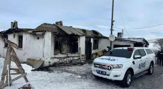 Ardahan'da Yangın, Bir Evi Küle Çevirdi