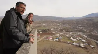 Hakkari'de Irak Sınırında Güvenlik Duvarı İncelemesi