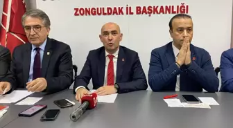 CHP Ekonomi Politikalarını Tanıtmak Üzere Zonguldak'ta Basın Toplantısı Düzenledi