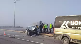 Konya'da İki Ayrı Trafik Kazasında 2 Sürücü Yaralandı