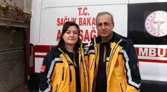 Aşk ve Meslek: Sağlık Çalışanı Eşler Aynı Ambulansla Hayat Kurtarıyor