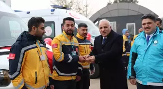 Diyarbakır'a Yeni Ambulans ve UMKE Araçları Hizmete Girdi