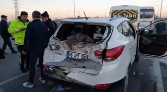 Samsun'da 5 Araçlı Zincirleme Kaza: 2 Yaralı