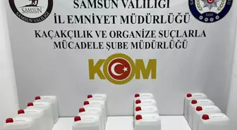 Samsun'da Kaçak Alkol Operasyonu: 80 Litre Etanol Ele Geçirildi