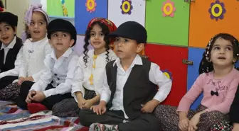 Adana'da Ana Sınıfı Öğrencileri Yerli Malı Haftası'nı Geleneksel Şekilde Kutladı