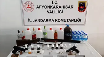 Afyonkarahisar'da Kaçak Alkol ve Uyuşturucu Operasyonu: Çok Sayıda Malzeme Ele Geçirildi