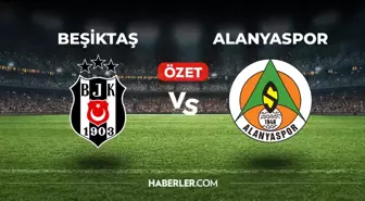 Beşiktaş Alanyaspor maç özeti ve golleri izle! (VİDEO) Beşiktaş Alanyaspor geniş özeti! Golleri kim attı, maç kaç kaç bitti?