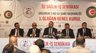 Oktay Bağaçlı Öz Sağlık-İş Sendikası Erzurum 2 No'lu Şube Başkanlığına Seçildi