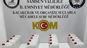 Samsun'da Sahte İçki Operasyonu: 2 Gözaltı