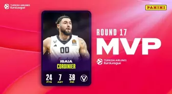 Euroleague Haftanın MVP'si Isaia Cordinier Oldu