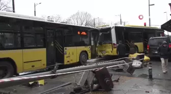 Fatih'te İETT Otobüsüyle Zincirleme Kaza: 5 Araç Karıştı