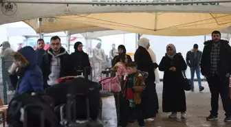 Suriyelilerin Hatay'daki sınır kapılarından ülkelerine dönüşü sürüyor