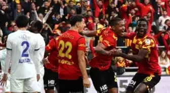 Göztepe - Çaykur Rizespor Maçının İlk Yarısı: 1-0