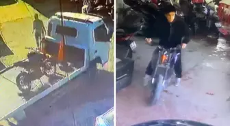 Yediemin'e çekilen motosikletini çaldı