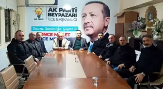 Beypazarı'nda AK Parti ve MHP İlçe Başkanları İşbirliği İçin Bir Araya Geldi