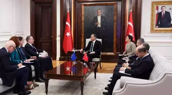 İçişleri Bakanı Ali Yerlikaya, AB Türkiye Delegasyonu Başkanını kabul etti