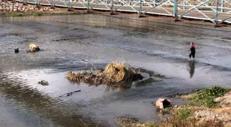 İtfaiyeci, Mahsur Kalan Köpeği Kurtarmak İçin Buz Gibi Suya Girdi