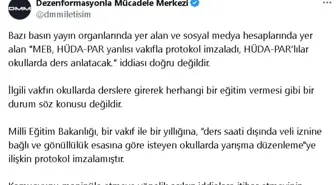 DMM'den MEB-HÜDA-PAR Protokolü Hakkında Açıklama