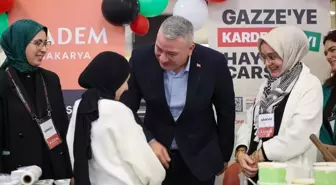 Gazze'ye Destek için Hayır Çarşısı Düzenlendi