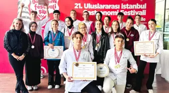 Karamürsel MTAL Öğrencileri, İstanbul Mutfak Günleri'nden 31 Madalya ile Döndü