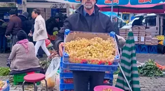 Sarıgöl Üzüm Üreticisi Yılbaşı Sofraları İçin Taze Üzümler Satıyor