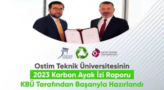 Karabük Üniversitesi'nden Ostim Teknik Üniversitesi'ne Karbon Ayak İzi Raporu