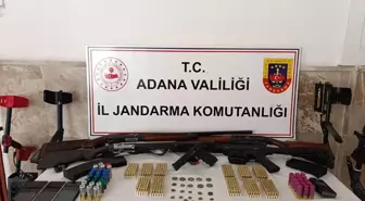 Adana'da Jandarmadan Operasyon: 5 Ruhsatsız Silah Ele Geçirildi