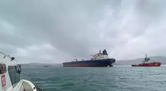 İstanbul Boğazı'nda Tanker Arızası, Gemi Traffği Askıya Alındı