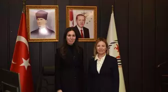 Çiğdem Karaaslan'dan Prof. Dr. Fatma Aydın'a Hayırlı Olsun Ziyareti