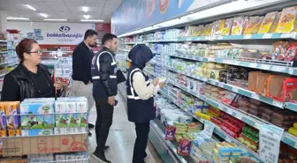 Niğde'de Zincir Marketlere Fiyat Denetimi Yapıldı