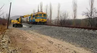 Malatya'da Lokomotif Raylardan Çıktı, Panic Yarattı