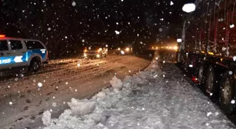 Akseki-Seydişehir Karayolunda Kar Yağışı ve Temizlik Çalışmaları