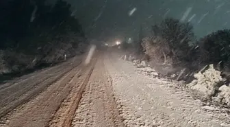 Çanakkale'de Yüksek Kesimlere Kar Yağışı