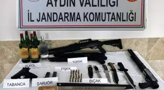 Nazilli'de Eğlence İşletmelerine Denetim: Ruhsatsız Silah ve Sahte Alkol Ele Geçirildi