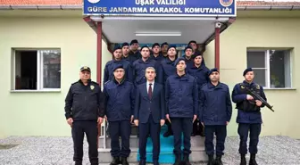 Uşak Valisi Naci Aktaş Jandarma Karakollarını Ziyaret Etti