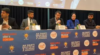 AK Parti Siirt Gençlik Kolları 7. Olağan Kongresi Yapıldı