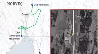 Norveç'ten Hollanda'ya giden yolcu uçağı, acil iniş sırasında pistten çıktı