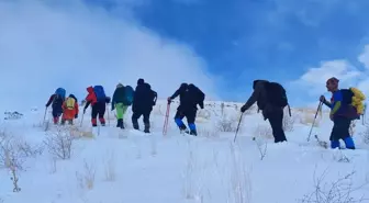 Van'da Dağcılar Hayal Dağı'nın Zirvesine Tırmandı